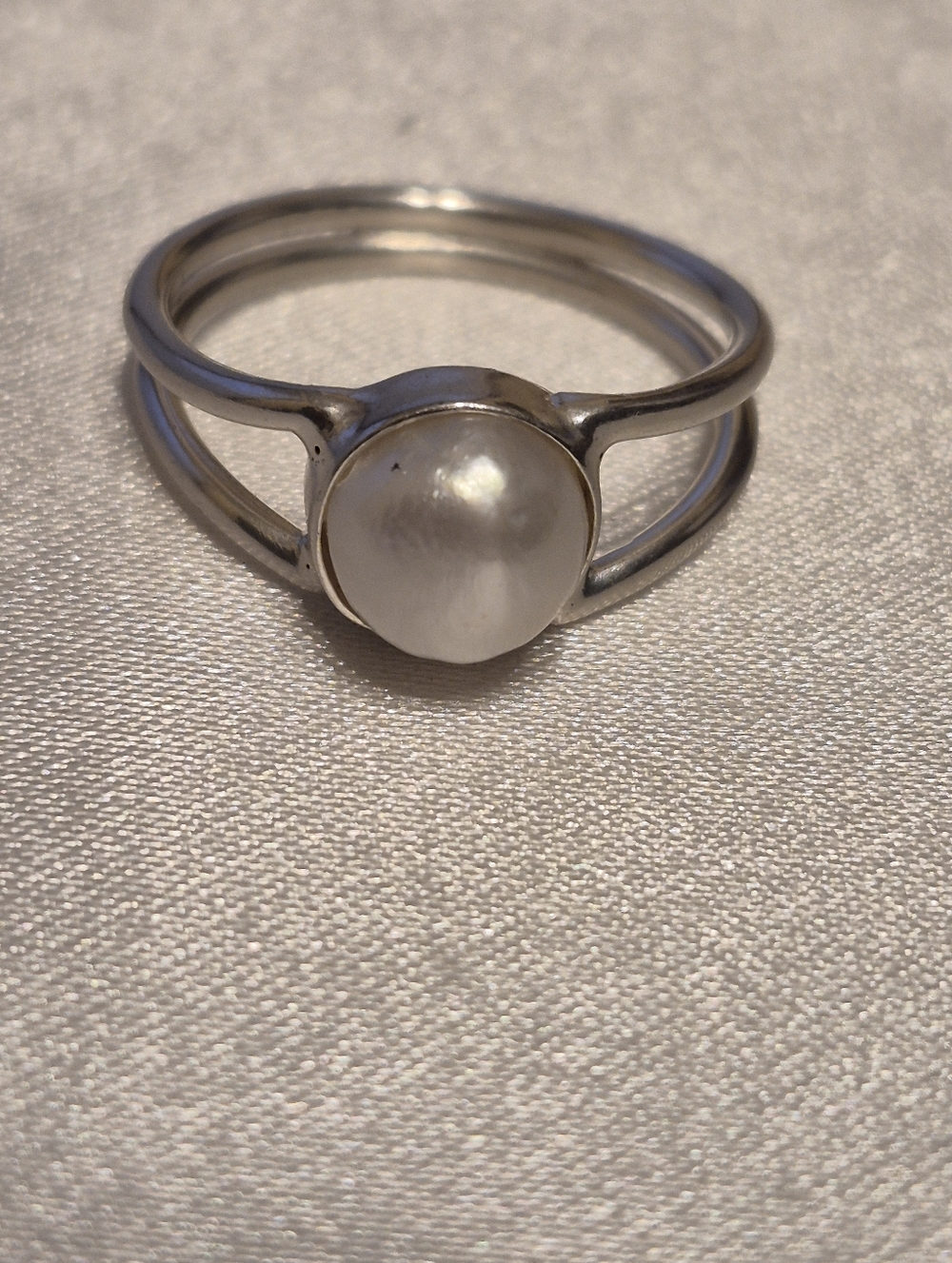 Handmade Sterling Silver Fresh Water Pearl Ring